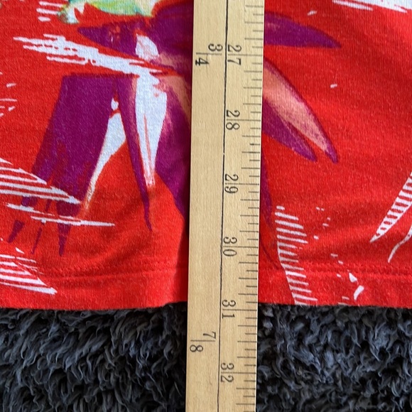 APT 9 SIZE 3X SHORT SLEEVE RED/ORANGE BLOUSE, V NECK, SOFT - Picture 8 of 10